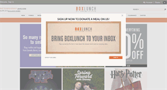 Desktop Screenshot of boxlunch.com